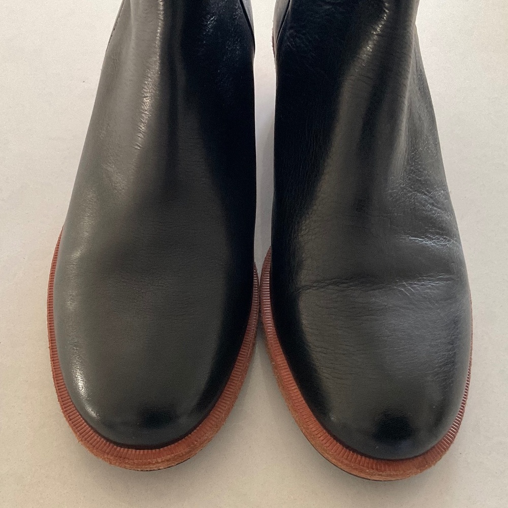 KORK-EASE Kayden Booties Black Leather Size 6 LIKE NEW - Picture 6 of 8